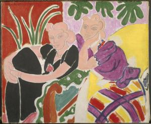 la conversation by henri matisse
